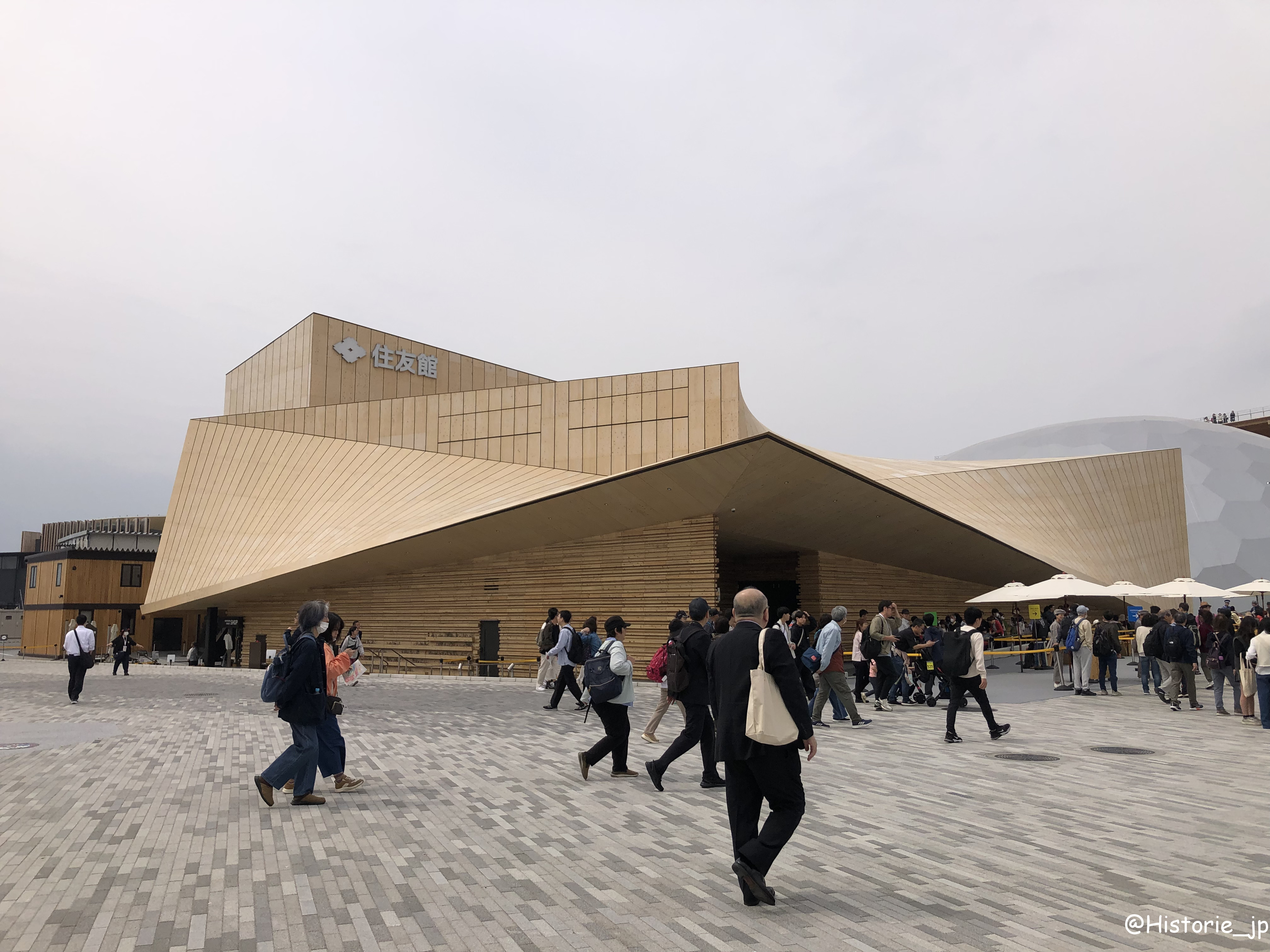 住友の森の木をつかった 住友館・ぷらり街角・万博2025