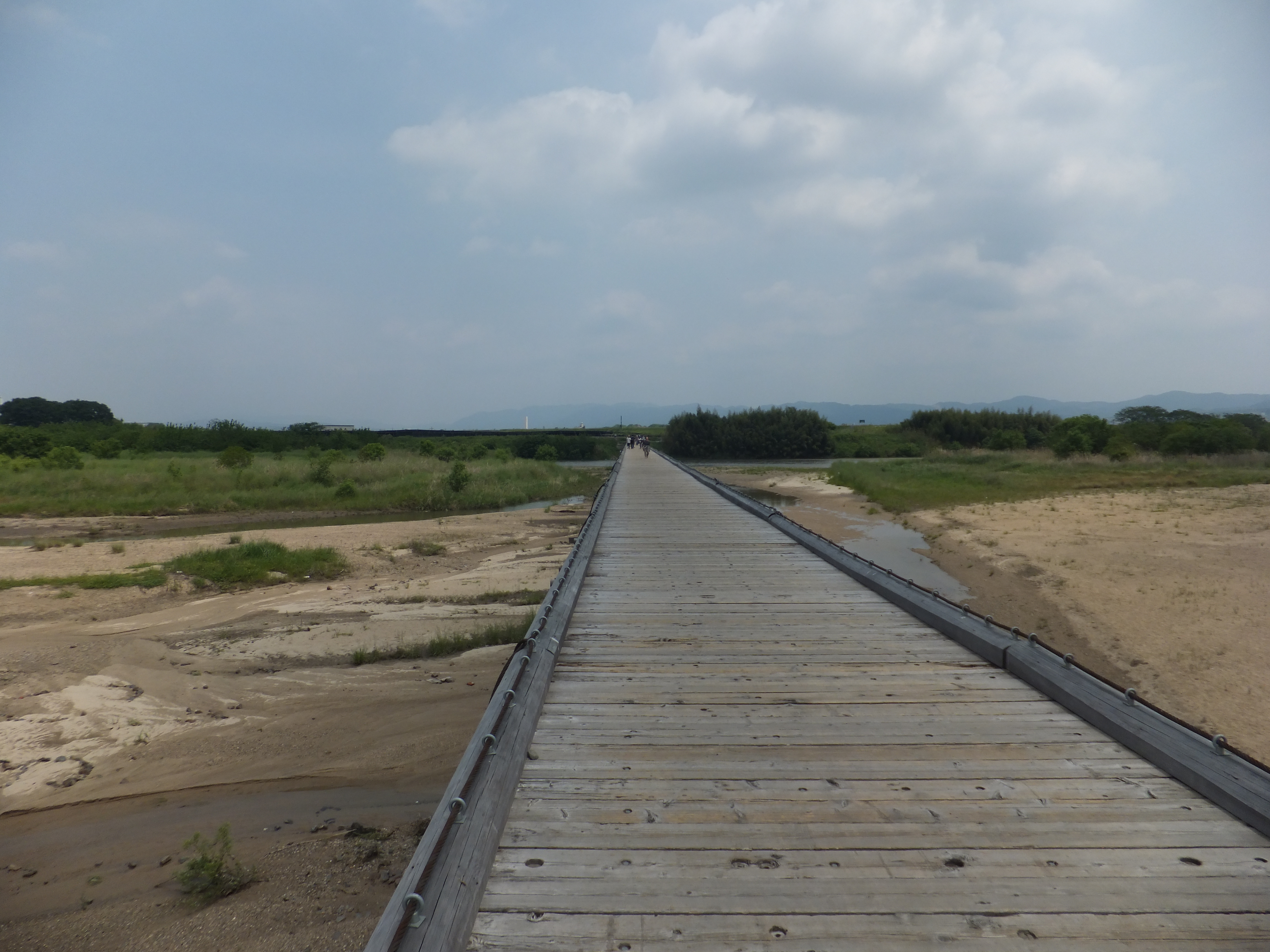 ぷらり歴史路＞流れ橋・上津屋橋・日本最長級の木の橋・[京都・八幡]
