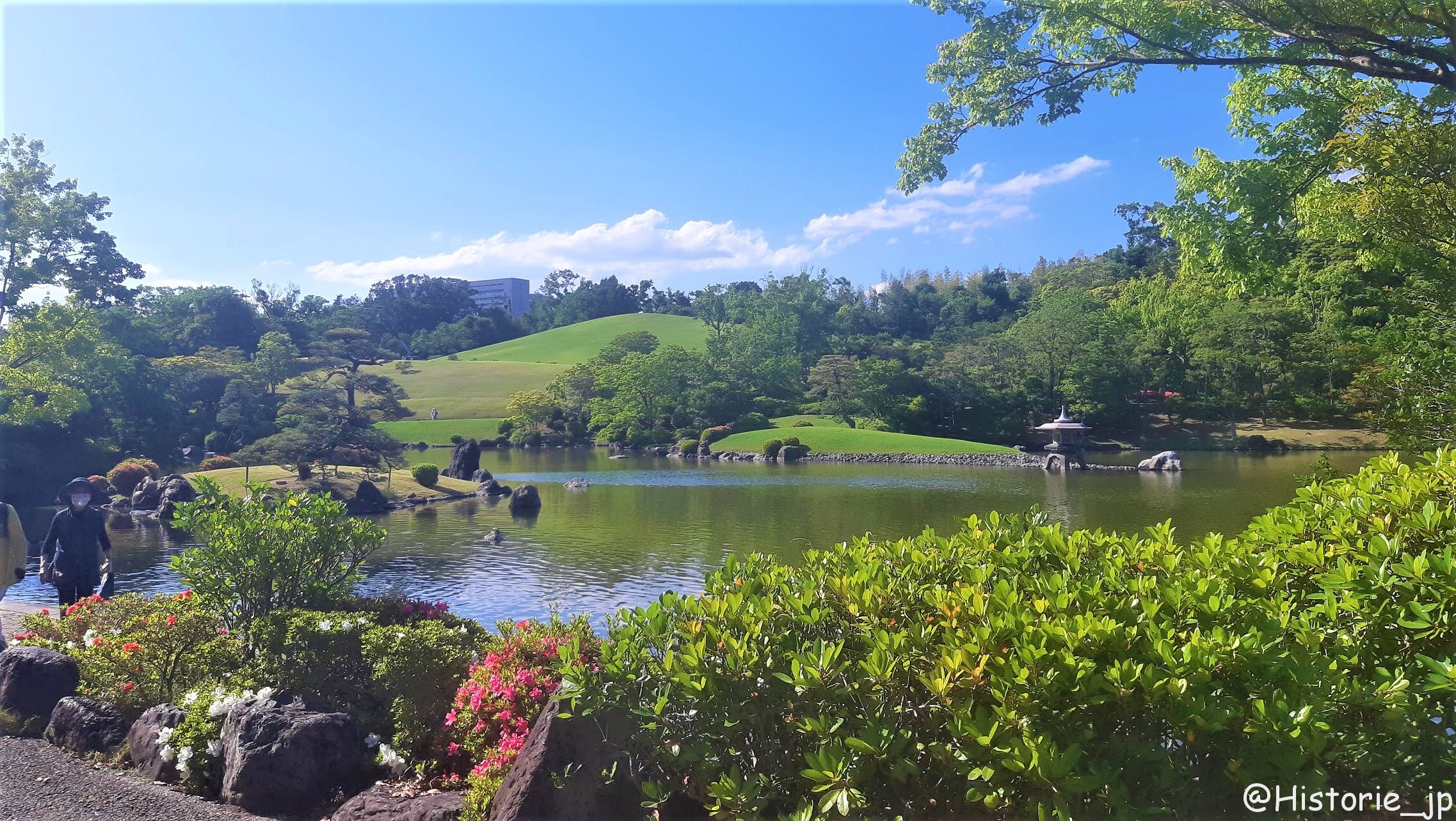 ぷらり街角☆彡　心字池（しんじいけ）・近世庭園地区・日本庭園・万博記念公園