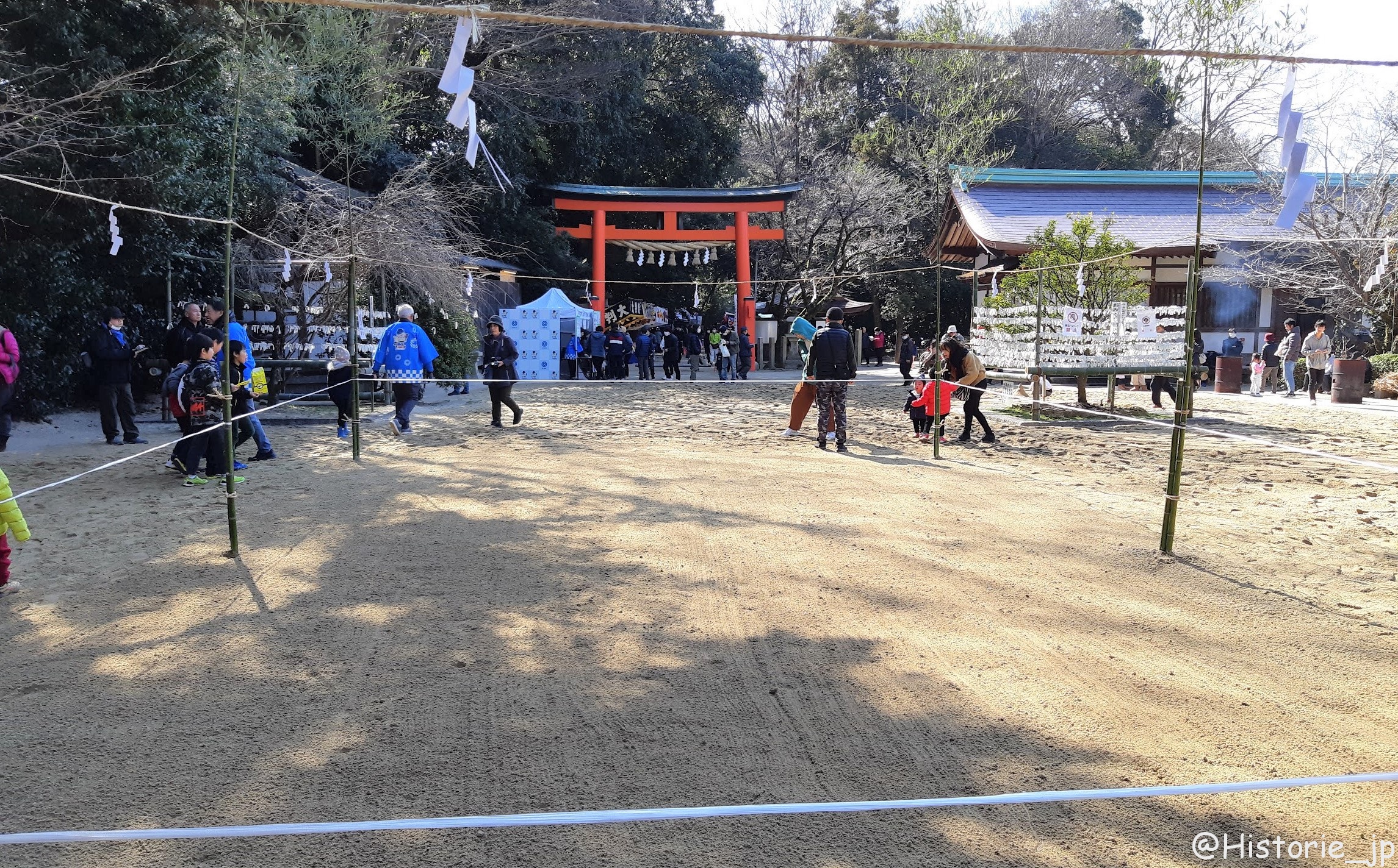 「砂かけ祭」・廣瀬大社・ぷらり歴史路