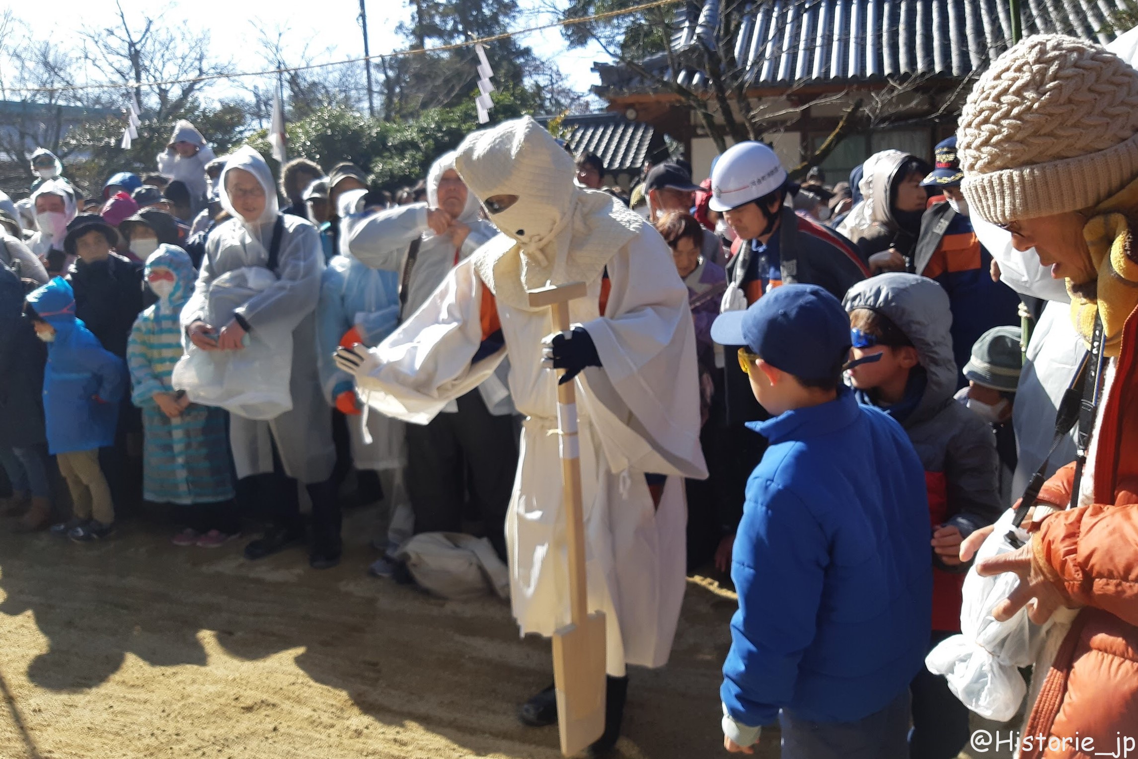 「砂かけ祭」・廣瀬大社・二部　庭上の儀・ぷらり歴史路