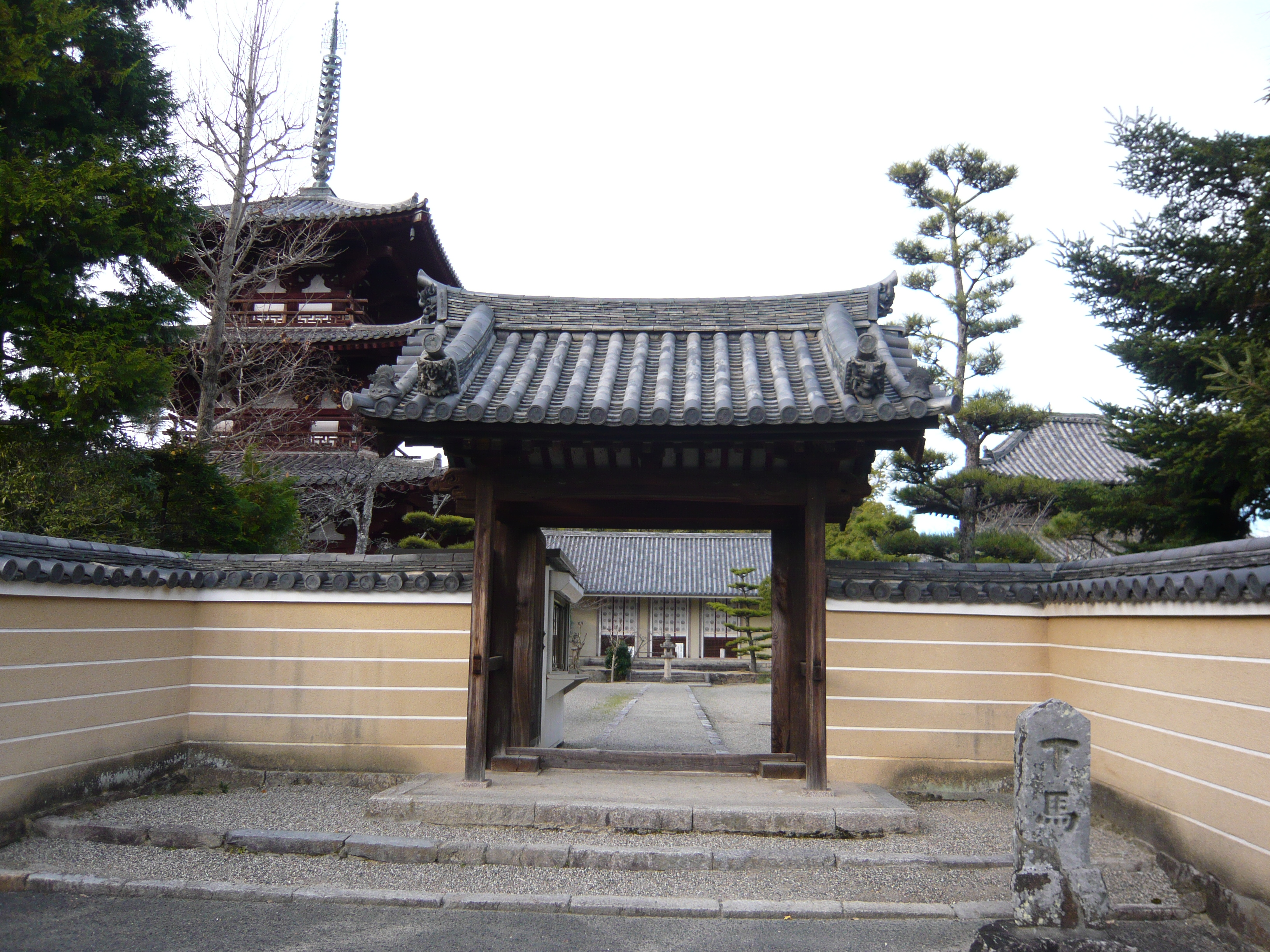 [奈良・斑鳩] 法輪寺（ほうりんじ）・飛鳥様式の三重塔は斑鳩三塔の一つ・三井（みい）の里
