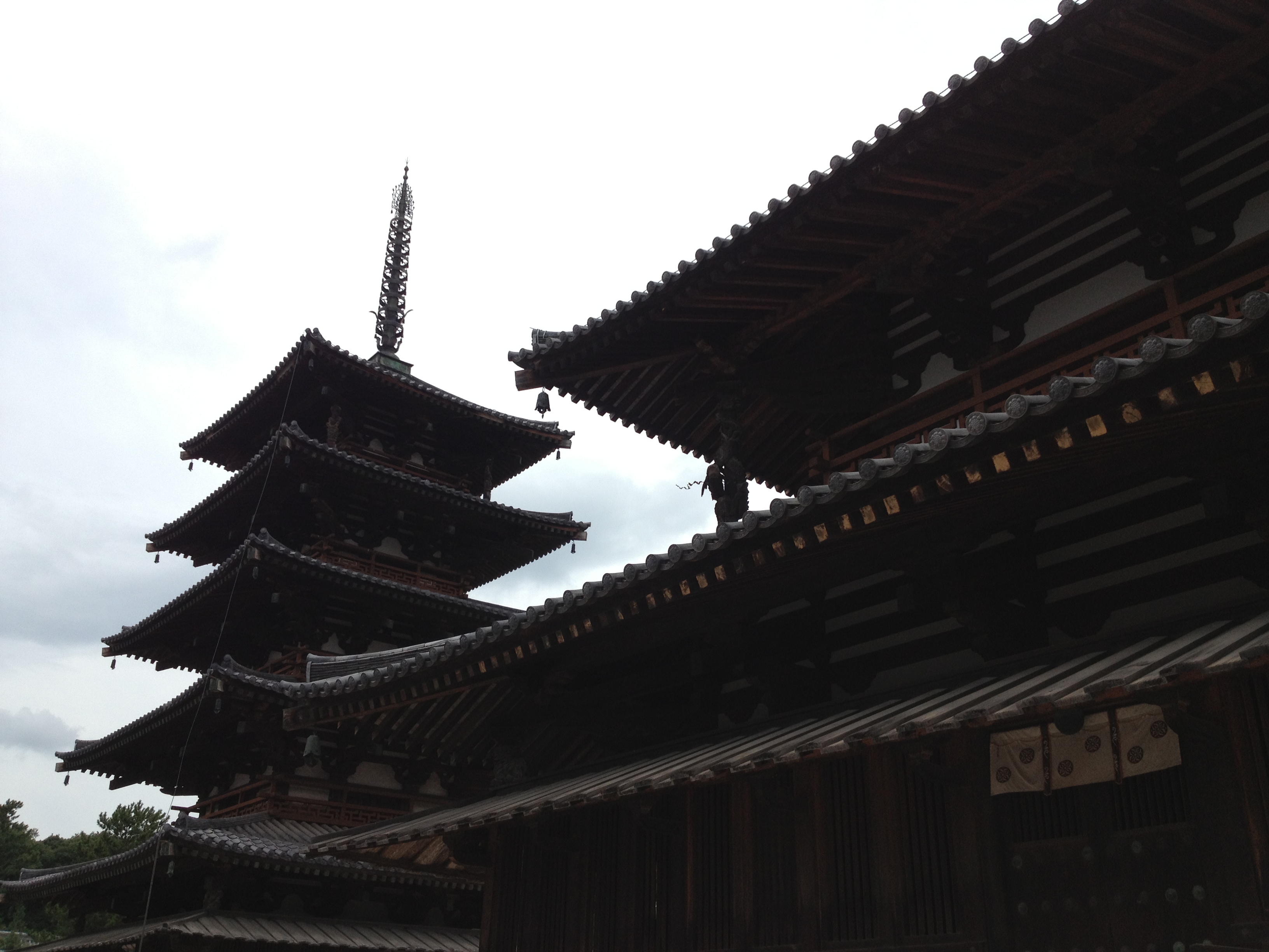 南都七大寺・法隆寺（ほうりゅうじ）・五重塔と金堂