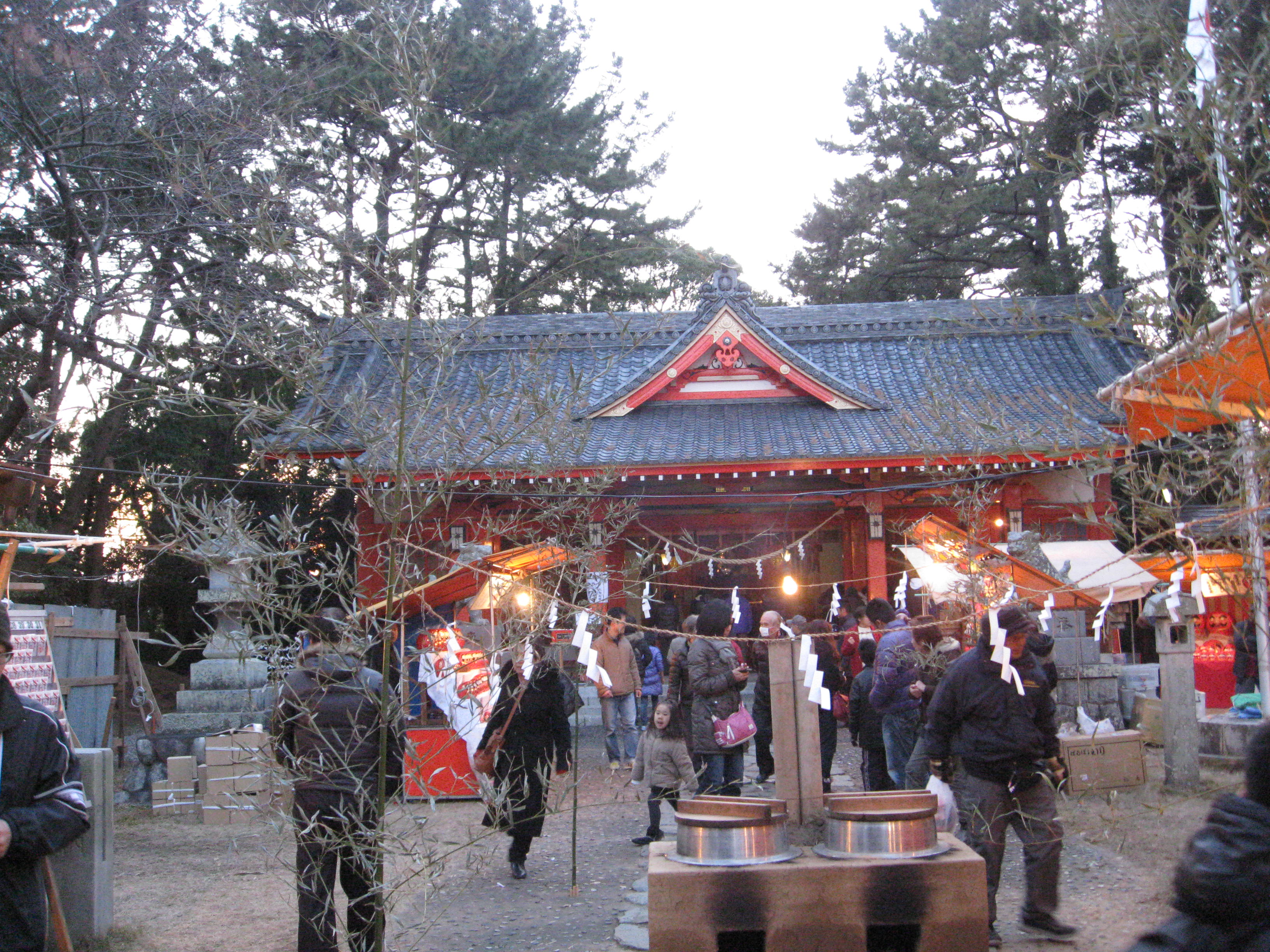 [浜松・三組] 浜松・秋葉神社 焼納祭と管粥祭は毎年1月28日